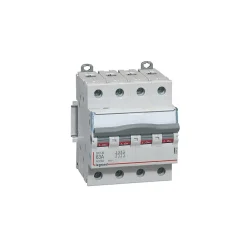 Legrand 406481 Interrupteur Sectionneur Tétrapolaire 4p 400v - 63a - 4 Modules - Bornes à Vis Dx3-is