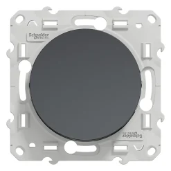 Schneider Electric Interrupteur Encastrable-Interrupteur va-et-vient 10A à vis Odace anthracite