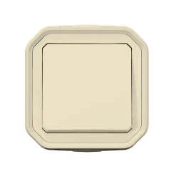Legrand Interrupteur va-et-vient complet saillie Plexo sable