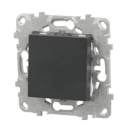 Schneider Electric Interrupteur va-et-vient connexion rapide 10A Unica Déco anthracite