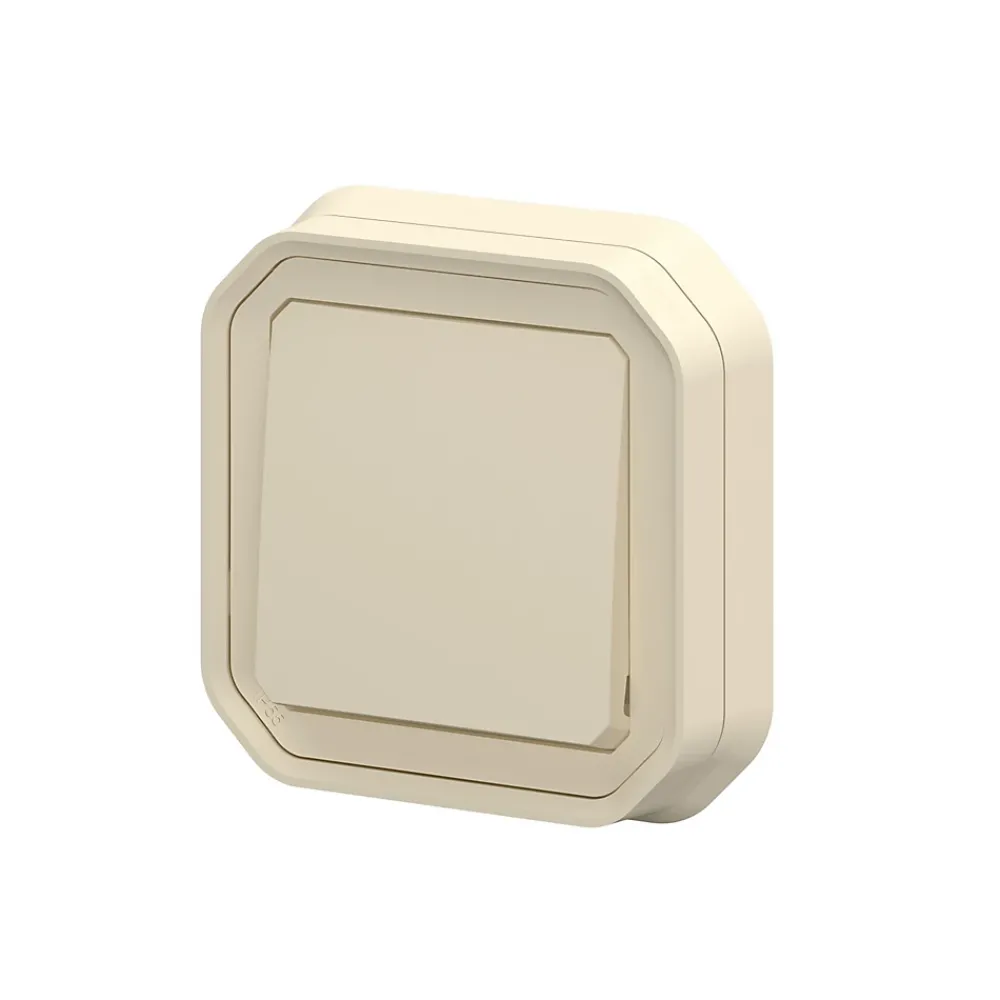 Legrand Interrupteur Étanche-Interrupteur va-et-vient à encastrer Plexo blanc 10A - 070032L -