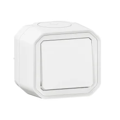 Legrand Interrupteur va et vient Plexo blanc
