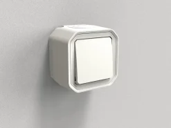 Legrand Interrupteur va et vient Plexo blanc