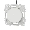 Schneider Electric Interrupteur va-et-vient ou poussoir lumineux Blanc craie Schneider Odace