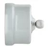 Fontini Interrupteur En Saillie-Interrupteur va-et-vient saillie Garby Porcelaine blanche, manette blanche