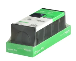 Schneider Interrupteur Encastrable-Interrupteur va-et-vient Electric Odace anthracite complet vendu par 5 pièces