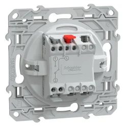 Schneider Electric Interrupteur va-et-vient Ovalis blanc