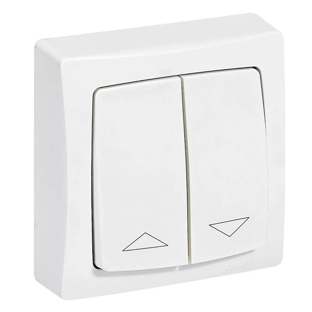 Legrand Interrupteur En Saillie-Interrupteur volet roulant ASL blanc