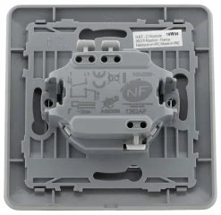 Zenitech Interrupteur Encastrable-Interrupteur volets roulants Artezo -