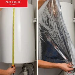 Euro Vanadium Isolant ballon d'eau chaude - 160x200 cm - Revêtement complet