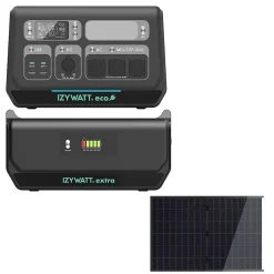 Orium IZYWATT.eco 2048Wh injection réseau + panneau solaire 440W + Izywatt.extra