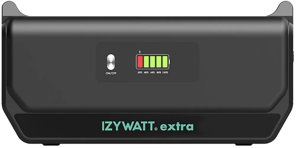 Orium Station Électrique-IZYWATT.eco 2048Wh injection réseau + Izywatt.extra + panneau solaire 315W