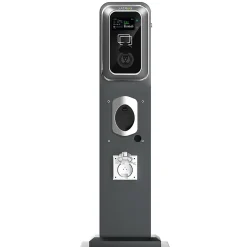 Jatrhg Borne Recharge Voiture Électrique-K2 kit de borne de recharge, 22kW / 32A, triphasé, avec prise de type 2 équipée de shutter pour EV, support inclus