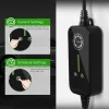 Jatrhg Borne Recharge Voiture Électrique-P1 chargeur portable réglable de 3,6kW à 1,5kW / 16A à 8A monophasé, 20m, type 2, pour véhicules électriques