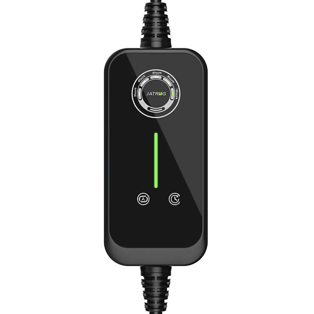 Jatrhg Borne Recharge Voiture Électrique-P1 chargeur portable réglable de 3,6kW à 1,5kW / 16A à 8A monophasé, 15m, type 2, pour véhicules électriques