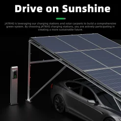 Jatrhg S1 borne de recharge IP66 pour véhicules électriques, 11 kW / 16 A, triphasé, avec câble type 2 de 8 m