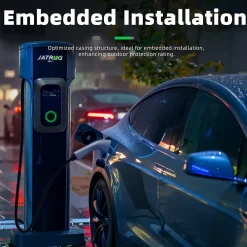 Jatrhg Borne Recharge Voiture Électrique-S1 borne de recharge IP66 pour véhicules électriques, 7,2 kW / 32 A, monophasé, avec câble type 2 de 12 m