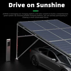 Jatrhg Borne Recharge Voiture Électrique-S2 borne pour véhicules électriques, IP66, avec prise de type 2 équipée de shutter, 7,2kW / 32A, monophasée