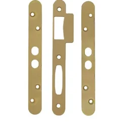 Vachette Loquet, Targette Et Moraillon De Porte-Jeu de gâche pour serrure à larder série 5700 plates bout rond - - 16614000