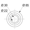 Joint Clapet|Joint Et Clapet-Joint de clapet standard mécanisme de chasse d'eau silicone Ø22mm-65mm Wirquin
