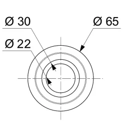 Joint Clapet|Joint Et Clapet-Joint de clapet standard mécanisme de chasse d'eau silicone Ø22mm-65mm Wirquin