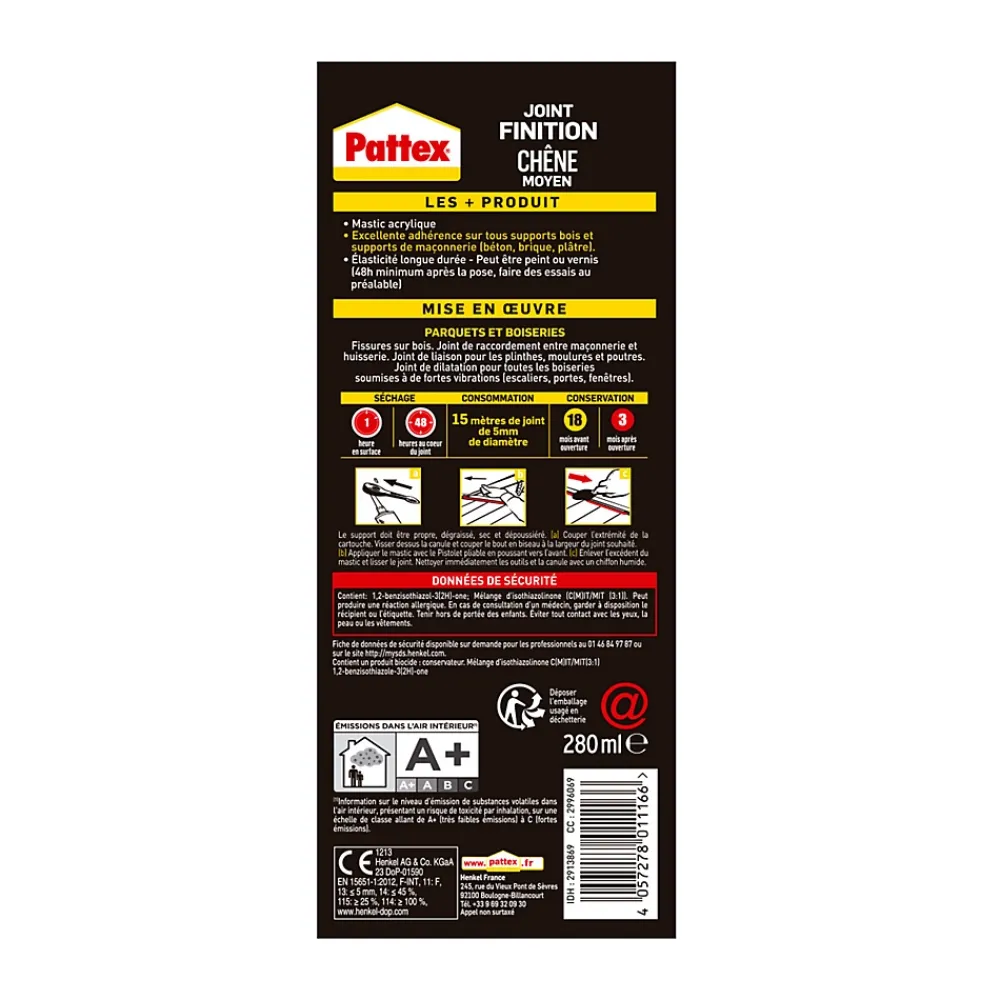 Pattex Joint de finition 280ml