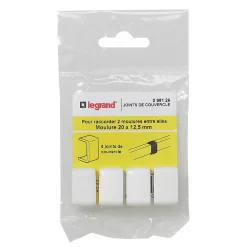 Legrand Moulure, Goulotte Et Plinthe-Joints couvercle pour moulure 20 x 12,5 mm