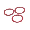 Noyon et Thiebault Joint Pour Raccord-3 joints plat fibre rouge 40X49mm