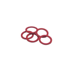 Noyon et Thiebault 5 joints plat fibre rouge 24x31mm