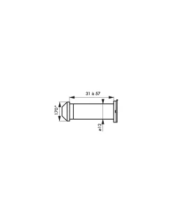 Thirard Judas 170 degrés, laiton poli -