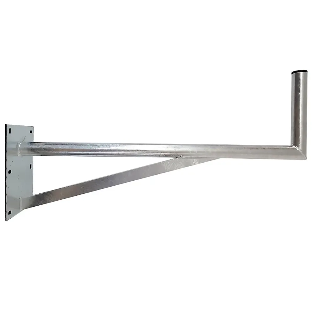 Hdsat Antenne, Parabole Et Fixation-JUMBO100 Bras Coudé Grand Déport 100 cm Diamètre 50 mm Fixation Antenne Parabole Satellite Mur Toit