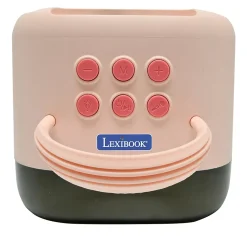 Lexibook Enceinte, Écouteur Et Casque-Karaoke Bluetooth Rose avec 2 micros sans fil