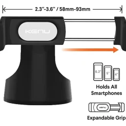 Kenu Accessoire Smartphone Et Tablette-support de téléphone pour voiture Airbase Pro noir