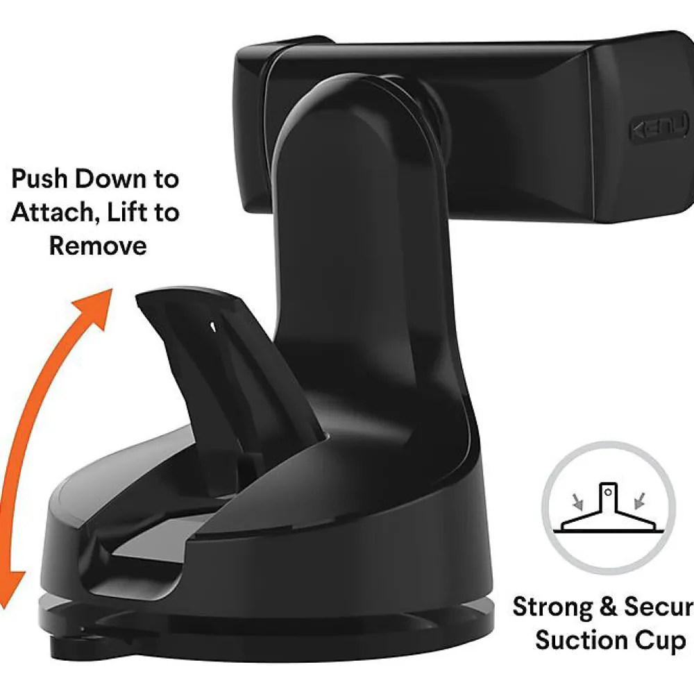 Kenu Accessoire Smartphone Et Tablette-support de téléphone pour voiture Airbase Pro noir