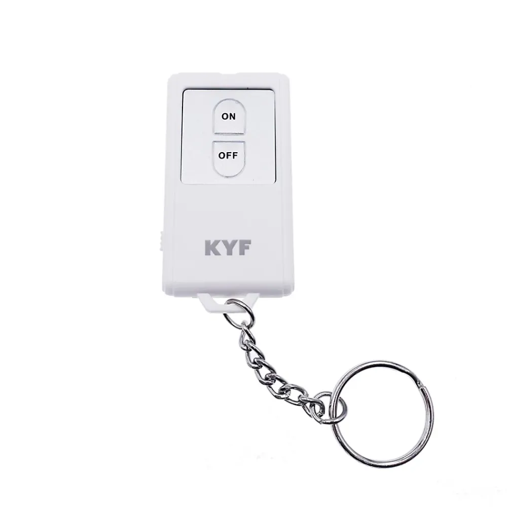 Kyf Alarme Sans Fil-Kit Alarme autonome détection de mouvement Eclairage alerte détecteur ouverture et télécommande