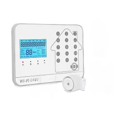 Lifebox Alarme Sans Fil-Kit alarme maison connectée sans fil wifi box internet et gsm futura blanche smart life- - kit3