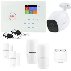 Lifebox Kit alarme maison 4G connectée sans fil wifi gsm amazone et caméra wifi - - kit9