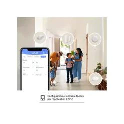 Ezviz Kit Alarme Maison Home Sensor Kit - Système De Sécurité Pour La Maison 4pcs - Cs-b1-a0-a34