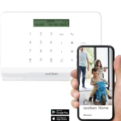 Avidsen Alarme Sans Fil-Kit alarme sans fil connectée HomeSecure pour votre maison T4/T5