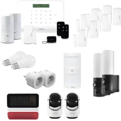 Avidsen Alarme Sans Fil-Kit alarme sans fil connectée HomeSecure pour votre maison T4/T5