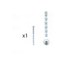 Hardwarexchange 1 kit composés de 1 vis M4x45 mm zinguée cruciforme-fendue Lot de 25