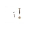 Hardwarexchange 1 kit composés de 6 vis 4X18 mm galvanisé Florence antique Lot de 25