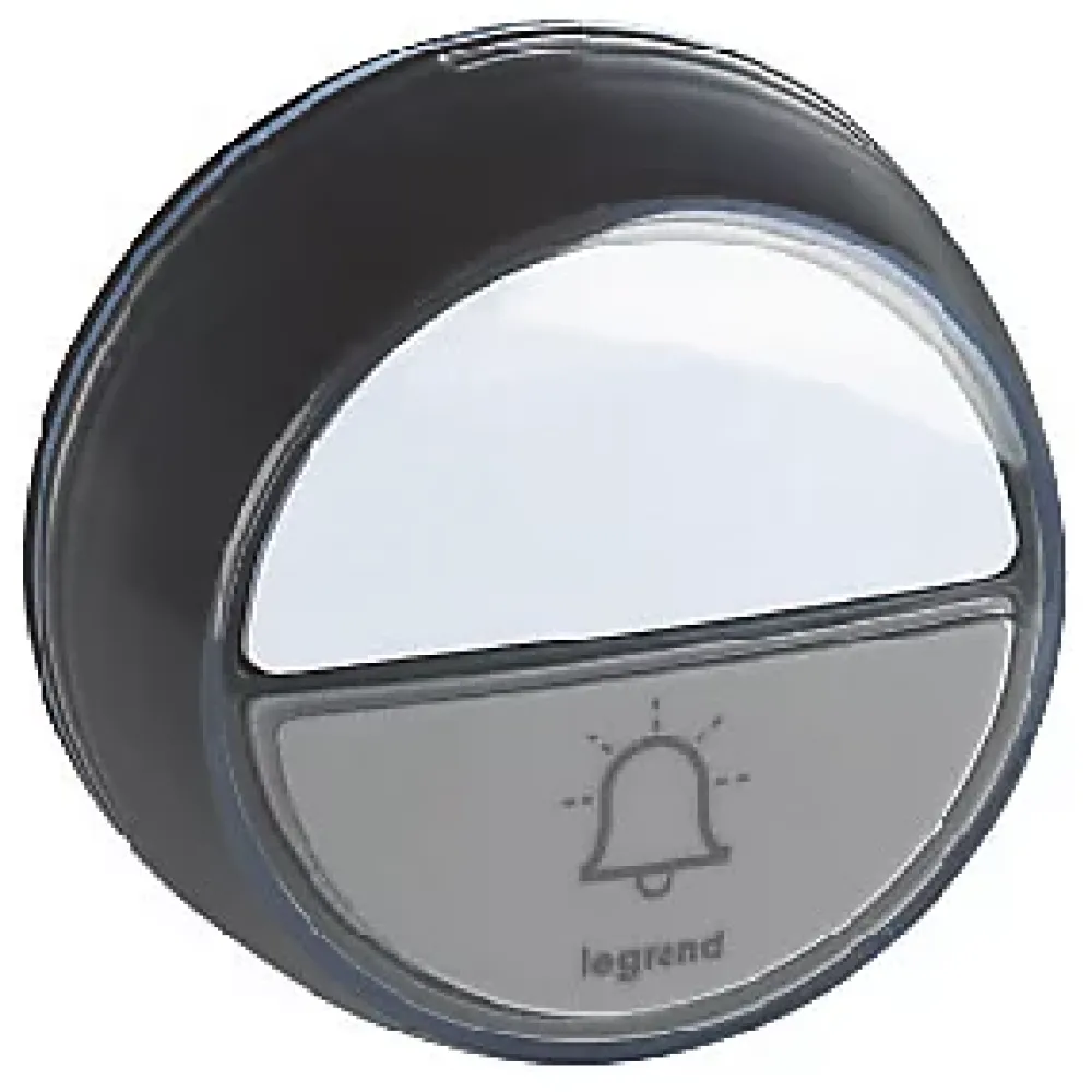 Legrand Sonnette Et Carillon-Kit Confort carillon et sonnette sans fil avec 15 mélodies alimentation par piles - anthracite