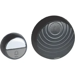 Legrand Sonnette Et Carillon-Kit Confort carillon et sonnette sans fil avec 15 mélodies alimentation par piles - anthracite