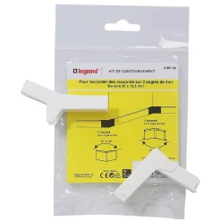 Legrand Moulure, Goulotte Et Plinthe-Kit contournement pour moulure 20 x 12,5 mm