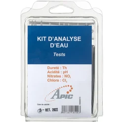 Apic Adoucisseur D'Eau-Kit d'analyses d'eau TH, PH, Nitrate, Chlore