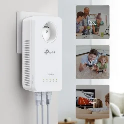 TP-Link Kit de 2 adaptateurs Wifi CPL AV1300 avec prise gigogne