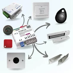 BT Security Serrure Et Gâche Électrique-Kit de contrôle d'accès vigik+ (pour pose encastrée) t25 - urmet