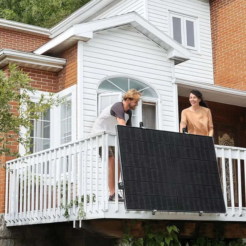 EcoFlow Panneau Solaire À Composer-Kit de crochet de suspension pour panneau solaire sur balcon