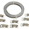 Somatherm for you Kit de de serrage inox , bande de 3 m + 8 têtes